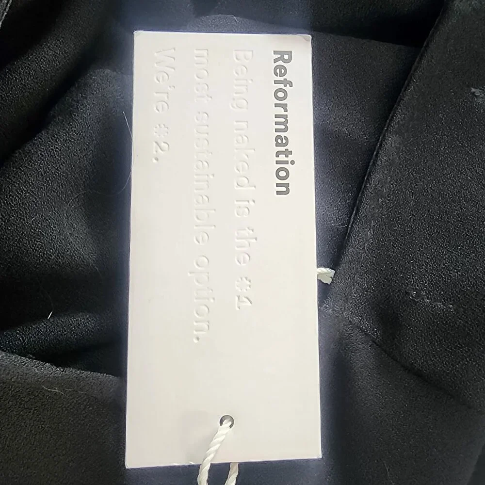 Reformation Benny Cutout Crepe Midi Dress - Picture 10 of 13